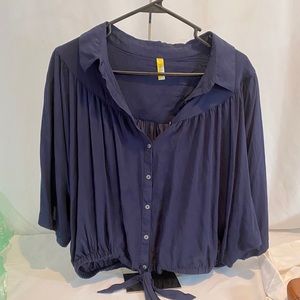 Free People button down